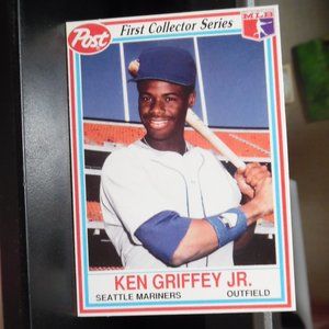 1990 Post KEN GRIFFEY JR. BASEBALL CARD MINT